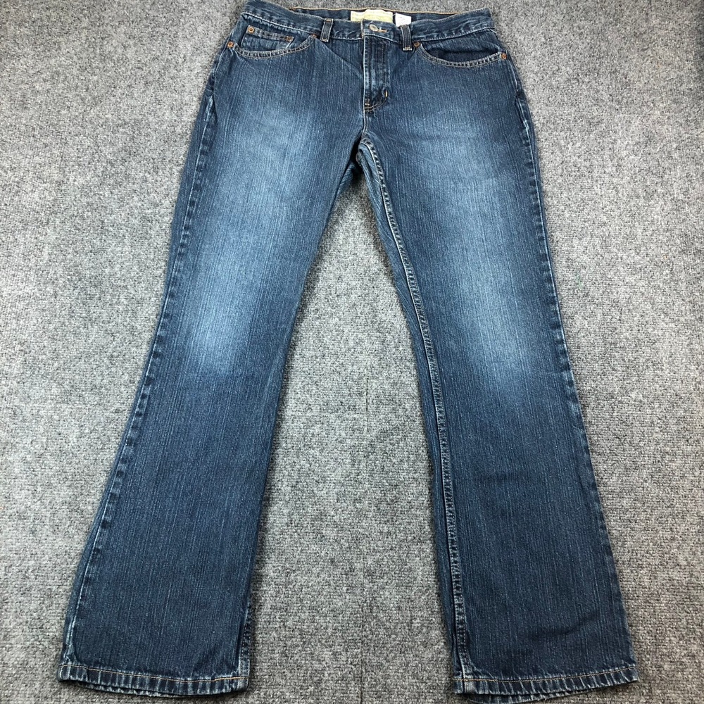 Old Navy Low Waist Bootcut Jeans Womens Size 10 Blue Denim Cotton Medium Wash